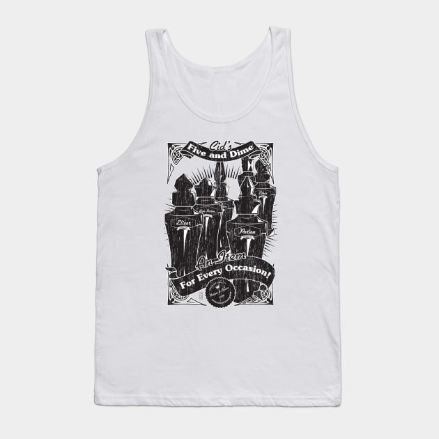 Cid's Five and Dime Tank Top by thebeardedbrushandblade